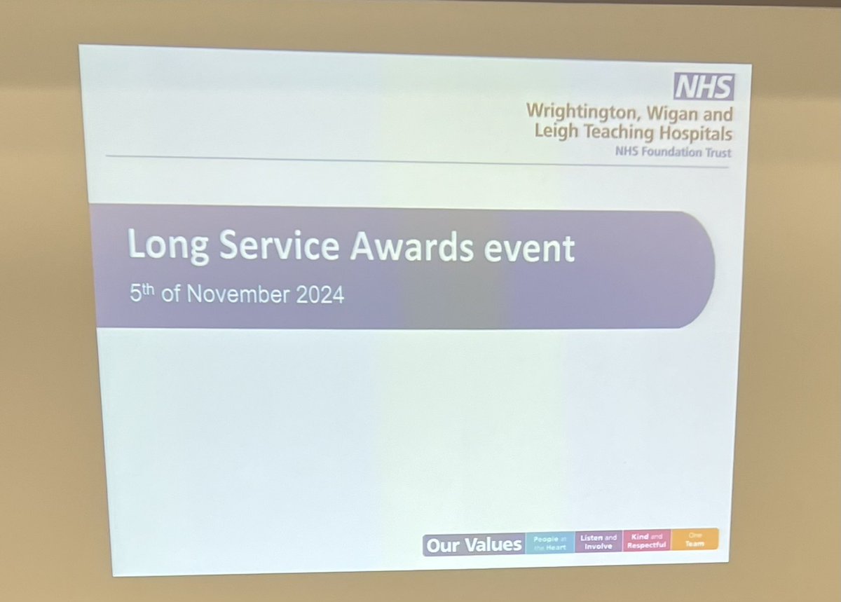 Lovely morning <a href="/WWLNHS/">WWL NHS</a> celebrating long NHS service. Was amazed by one WWL member who has worked for 50years 👏 Truly amazing
