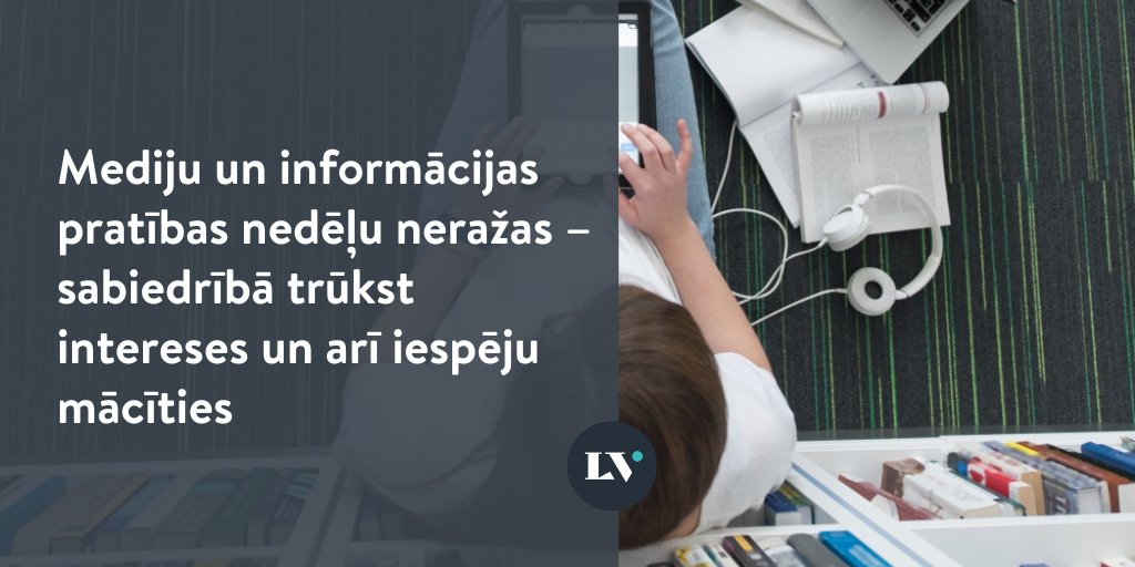 <a href="/VidzAugstskola/">Vidzemes Augstskola</a> .<a href="/VidzAugstskola/">Vidzemes Augstskola</a> rektore: Bez šādām zināšanām iztikt nevarēs, jo arī nākotnē viens no galvenajiem izaicinājumiem demokrātisku sabiedrību pastāvēšanā būs cīņa ar dezinformāciju un informācijas manipulācijām. lvportals.lv/viedokli/36947…
#komentārs #izglītība #medijpratība