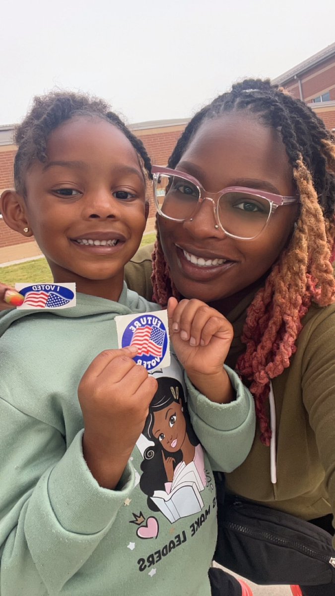 TeachWithFateya's tweet photo. "Your voice matters! 🗳️ Make sure to vote and be a part of shaping the future. #YourVoteYourVoice #ElectionDay" https://t.co/EqFAKS7nJt