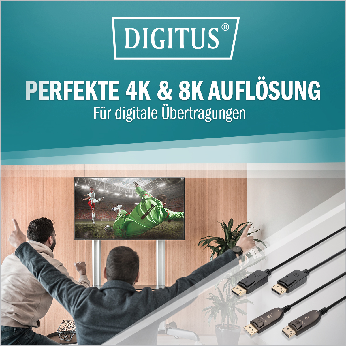 Mit den DIGITUS® DisplayPort-Anschlusskabeln übertragen Sie Bild- und Tonsignale von einem Computer, Laptop oder anderen Geräten in 4K bzw. 8K an einen Monitor, Fernseher oder Projektor mit DisplayPort-Schnittstelle.

shop.dexxit.de/search/493019%…

#dexxit #digitus