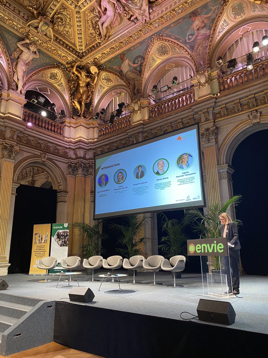 Fédération ENVIE 🍃 (@envie_org) on Twitter photo 📢 #40ansEnvie : Place aux discours d'ouverture !
👉 <a href="/JPaulRaillard/">Raillard Jean-Paul</a> (<a href="/Envie_org/">Fédération ENVIE 🍃</a>)
👉 <a href="/AstridPanosyan/">Astrid Panosyan-Bouvet</a> (Ministre du Travail et de l’Emploi)
👉 <a href="/f_letissier/">Florentin Letissier</a> (Maire-adjoint de <a href="/Paris/">Paris</a>)
👉 <a href="/OlivierFJB/">Olivier Blond</a> (Région <a href="/iledefrance/">Région Île-de-France</a>)
👉 <a href="/AgnesRunacher/">Agnès Pannier-Runacher 🇫🇷🇪🇺</a> (Ministre de la Transition écologique) 📢 #40ansEnvie : Place aux discours d'ouverture !
👉 <a href="/JPaulRaillard/">Raillard Jean-Paul</a> (<a href="/Envie_org/">Fédération ENVIE 🍃</a>)
👉 <a href="/AstridPanosyan/">Astrid Panosyan-Bouvet</a> (Ministre du Travail et de l’Emploi)
👉 <a href="/f_letissier/">Florentin Letissier</a> (Maire-adjoint de <a href="/Paris/">Paris</a>)
👉 <a href="/OlivierFJB/">Olivier Blond</a> (Région <a href="/iledefrance/">Région Île-de-France</a>)
👉 <a href="/AgnesRunacher/">Agnès Pannier-Runacher 🇫🇷🇪🇺</a> (Ministre de la Transition écologique)