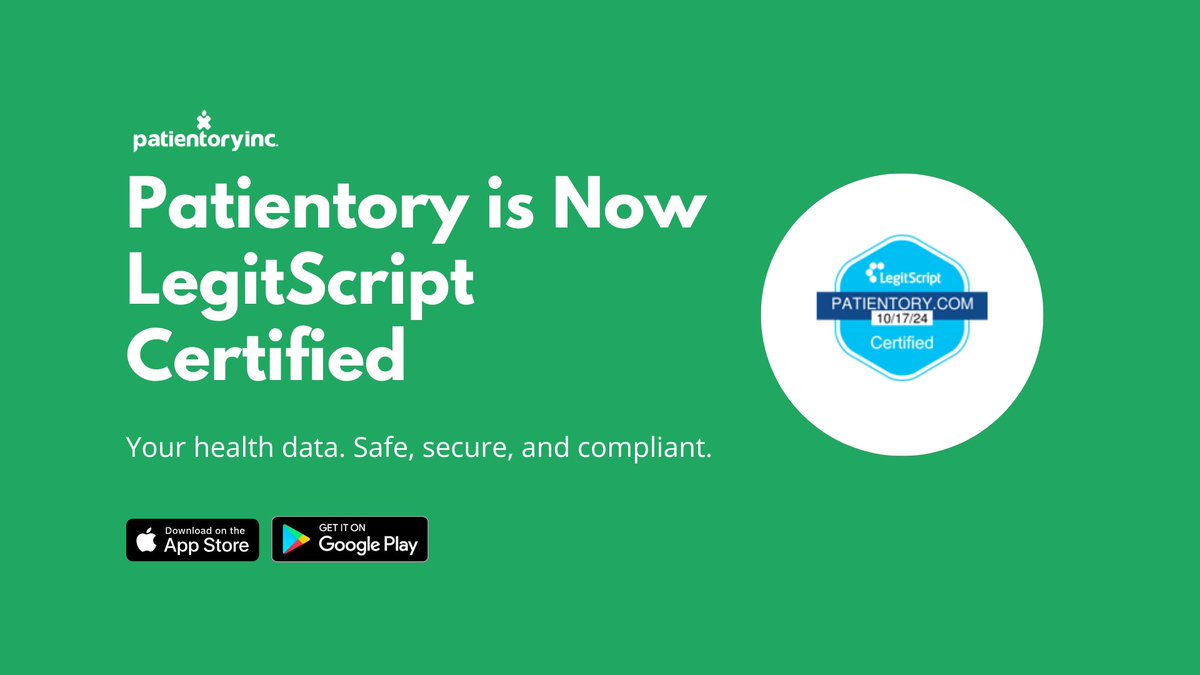 📢 Exciting News!

Patientory is now #LegitScriptCertified!

This milestone reflects our commitment to providing trusted, transparent, and compliant healthcare solutions. With LegitScript certification, Patientory meets rigorous standards in digital healthcare, underscoring our