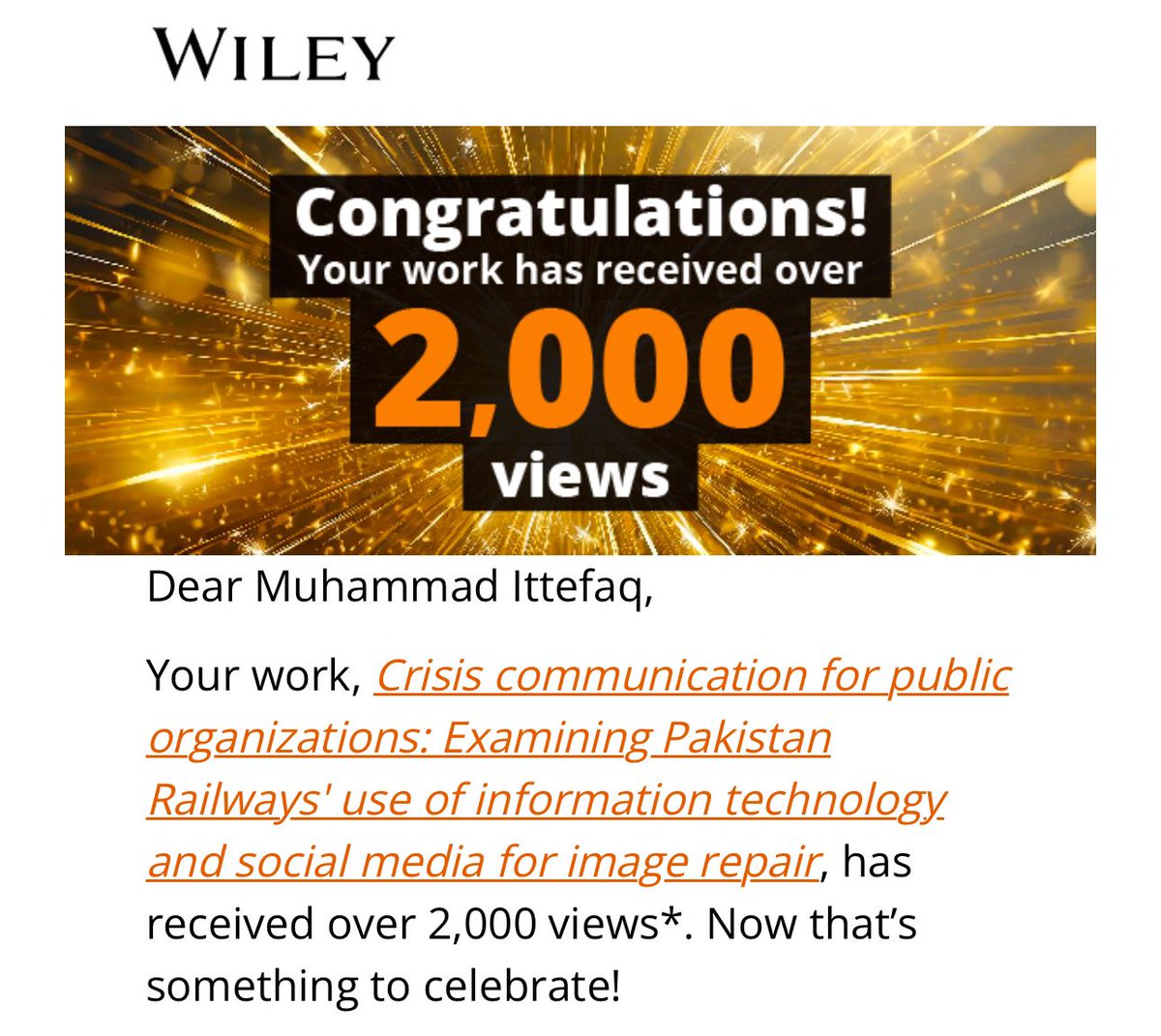 Muhammad Ittefaq, PhD tweet media