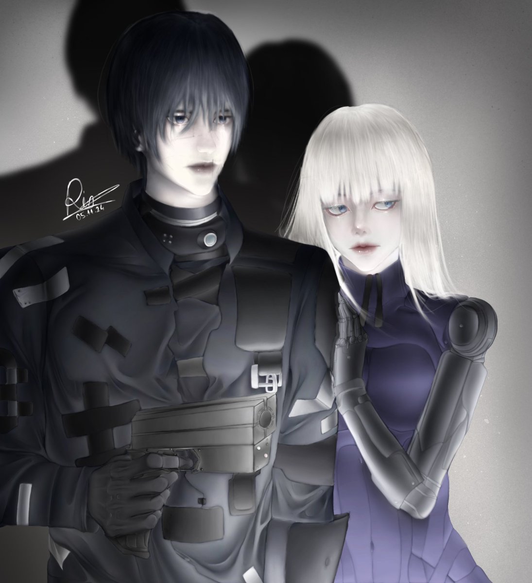 rin_00017x's tweet image. Killy And Cibo Fanart ✨
#blame #killy#cibo# #blamefanart