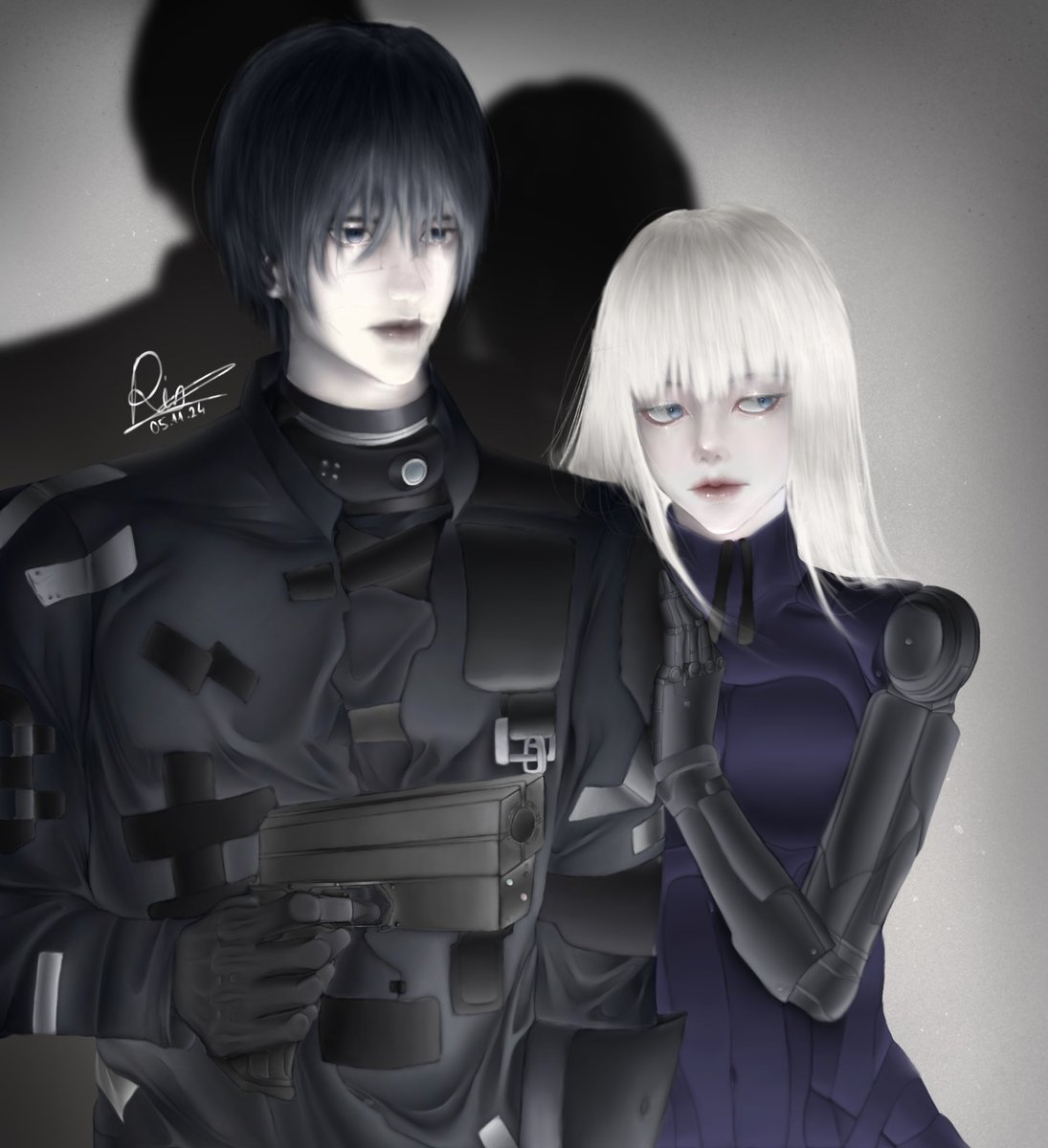 rin_00017x's tweet image. Killy And Cibo Fanart ✨
#blame #killy#cibo# #blamefanart
