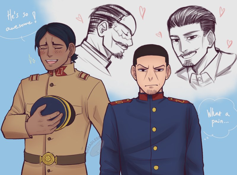 DreadlessRabbit's tweet photo. Wtf is happening 
#goldenkamuy https://t.co/8IvhyZbjrn