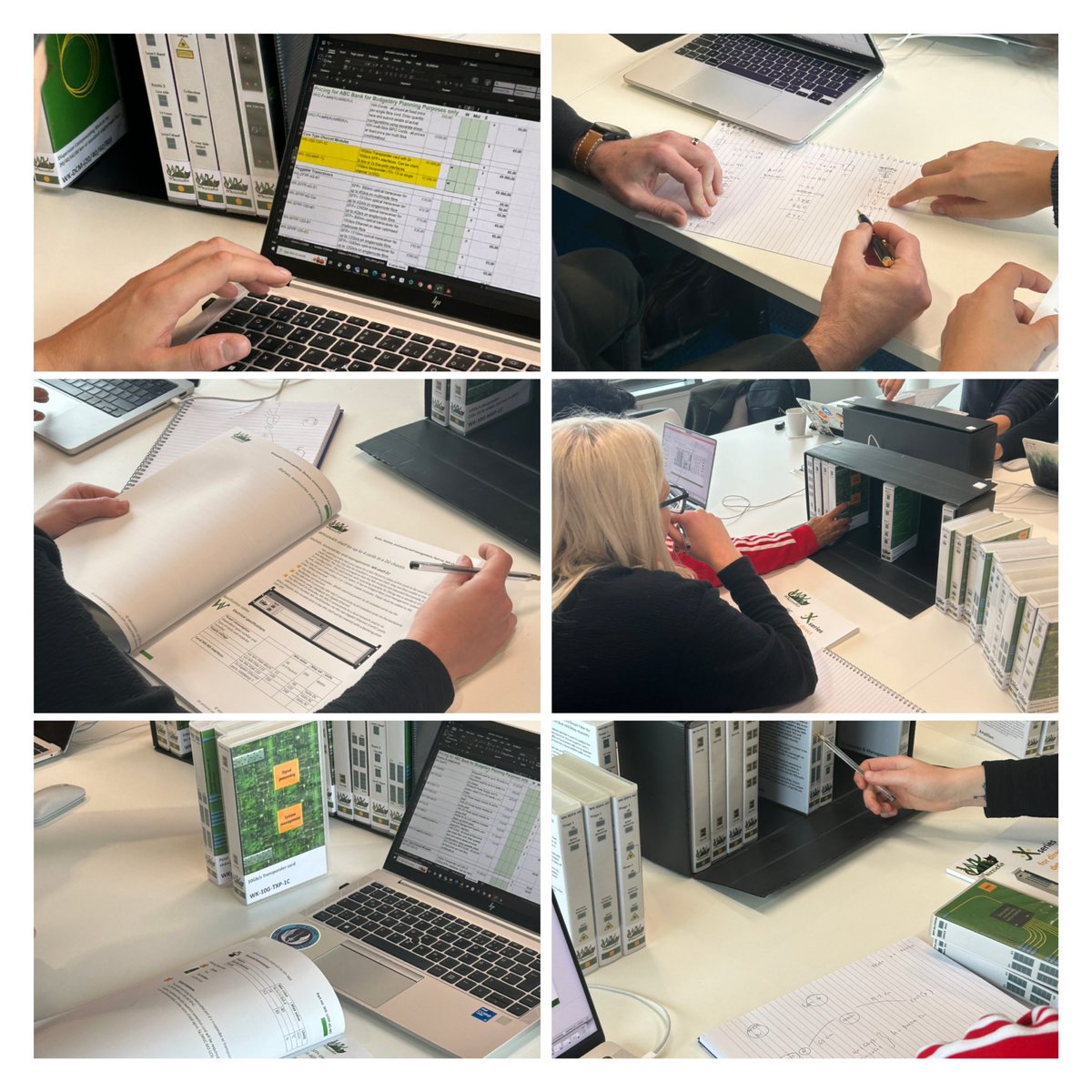 Another group of Certified Optical Network Associates are on the network #CONA Delegates designed a network, where they had to balance power, losses, dispersion management &amp; customer requirements with infrastructure availability &amp;costs ! #COFI #CrossConnect #fibre  #training