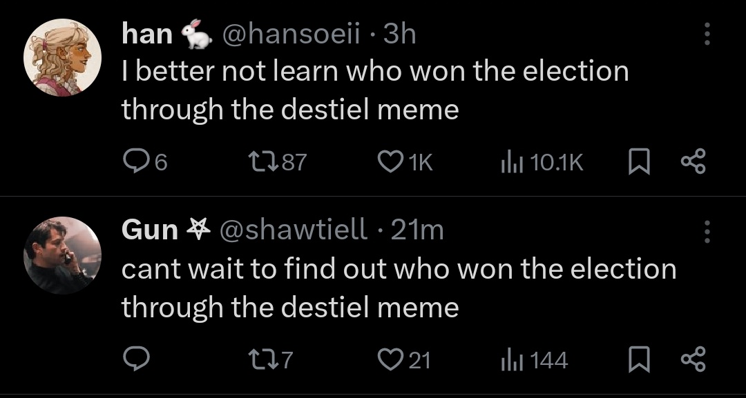 we're finding out who won through the destiel meme aren't we