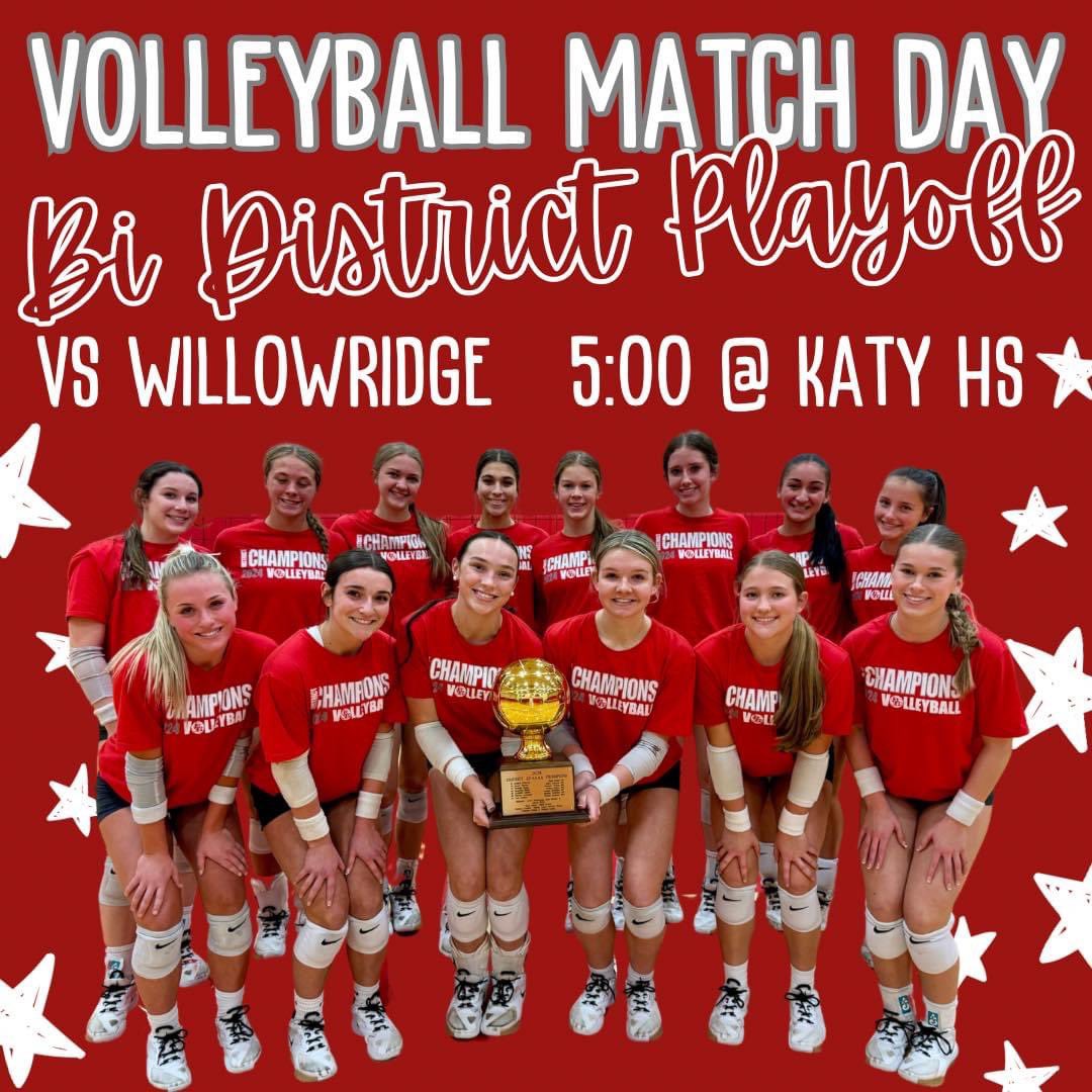 Bi District Playoff Match!!!! Be there!!!!🏐🏐🏐
#BellvilleVolleyball #Brahmanettes @brahmanette_volleyball