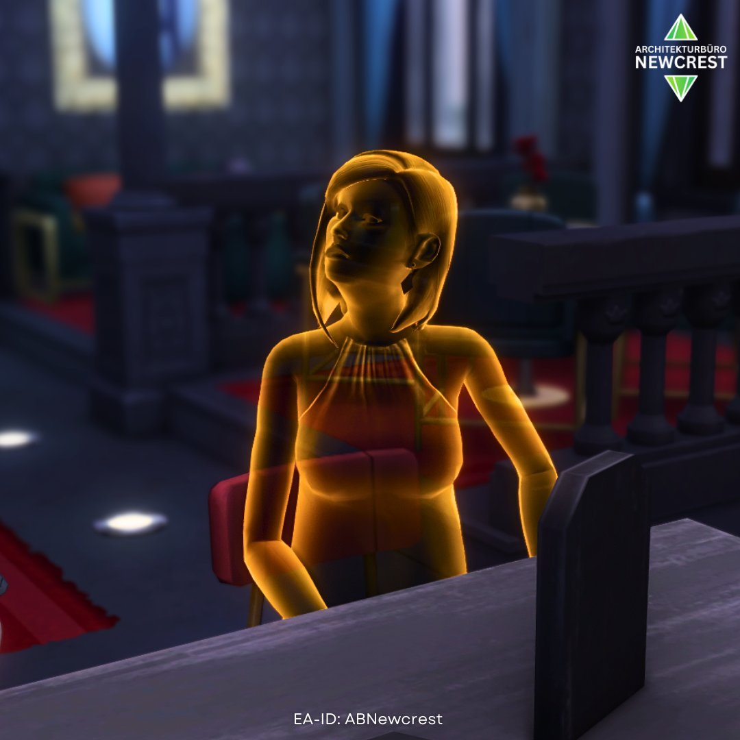 Even in the afterlife Nancy Landgraab is a judgemental, snobbish b*tch.

#TheSims4LifeandDeath