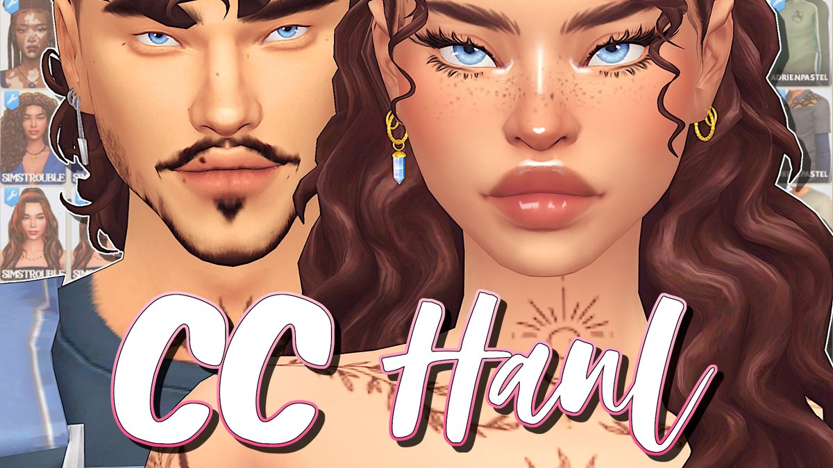 ⭐️ N E W V I D E O ⭐️ OVER 150 NEW CC ITEMS! | sims 4 male &amp; female cc haul #91 🌿 + links

▶️youtu.be/gYskpRwO6og