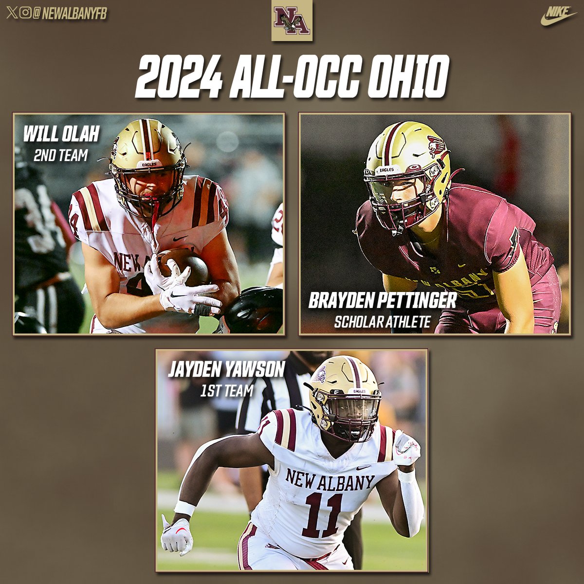 The first post-season awards are in and 13 Eagles were awarded All-OCC honors!