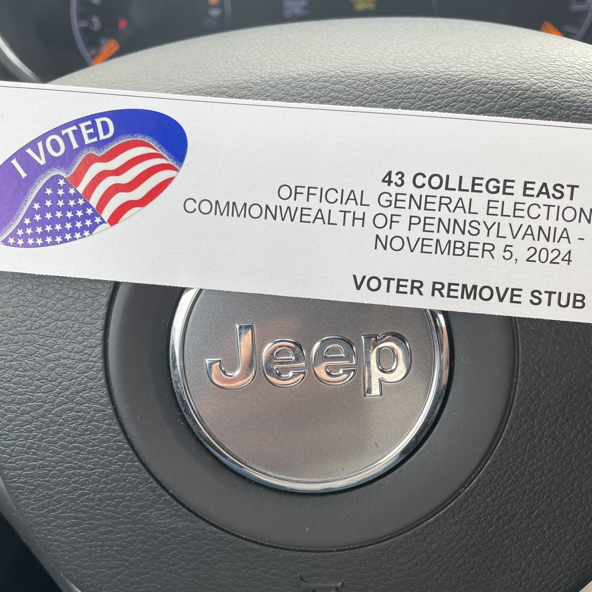 SusanLechtanski's tweet photo. Go Vote! 🇺🇸 https://t.co/w20KM8AGMx