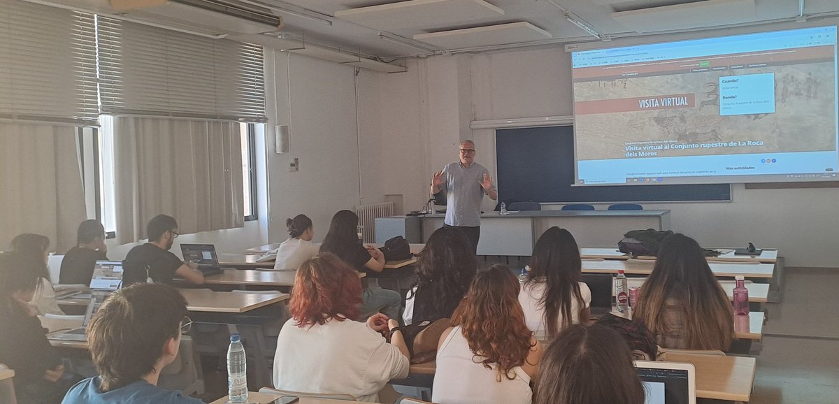 Núria Ferran (@nferranf) on Twitter photo Avui tenim al Marc Hernandez de la <a href="/latempestacc/">La Tempesta</a> a clasde per explicar-nos la visita virtual d'un jaciment prehistòric, nominada als premis europeus <a href="/lovieawards/">The Lovie Awards</a>, en el marc del master d'Humanitats Digitals de <a href="/FIMA_UB/">Facultat FIMA UB</a> patrimoni.gencat.cat/ca/monuments/a… Avui tenim al Marc Hernandez de la <a href="/latempestacc/">La Tempesta</a> a clasde per explicar-nos la visita virtual d'un jaciment prehistòric, nominada als premis europeus <a href="/lovieawards/">The Lovie Awards</a>, en el marc del master d'Humanitats Digitals de <a href="/FIMA_UB/">Facultat FIMA UB</a> patrimoni.gencat.cat/ca/monuments/a…