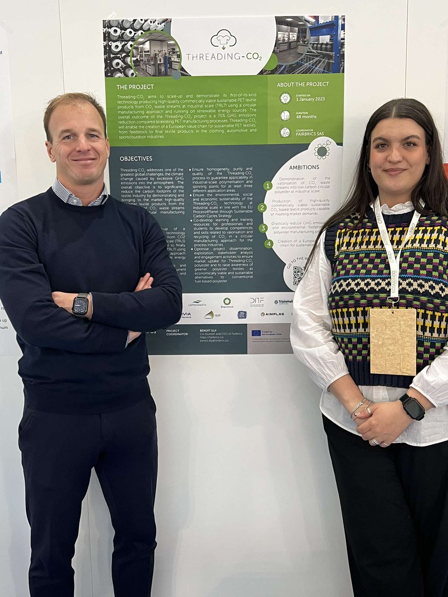 THREADING-CO2 (@threadingco2) on Twitter photo We’re thrilled to unveil at <a href="/Ecomondo/">Ecomondo</a>, Europe’s leading event for green and circular economy innovation in Rimini, Italy! Stop by to meet our <a href="/PNO_IT/">PNO Innovation Italy</a> experts, Manuela Guiducci and Riccardo Milani, as they connect with key stakeholders at the <a href="/PNO_IT/">PNO Innovation Italy</a> hub in Hall D3, Stand 508. We’re thrilled to unveil at <a href="/Ecomondo/">Ecomondo</a>, Europe’s leading event for green and circular economy innovation in Rimini, Italy! Stop by to meet our <a href="/PNO_IT/">PNO Innovation Italy</a> experts, Manuela Guiducci and Riccardo Milani, as they connect with key stakeholders at the <a href="/PNO_IT/">PNO Innovation Italy</a> hub in Hall D3, Stand 508.