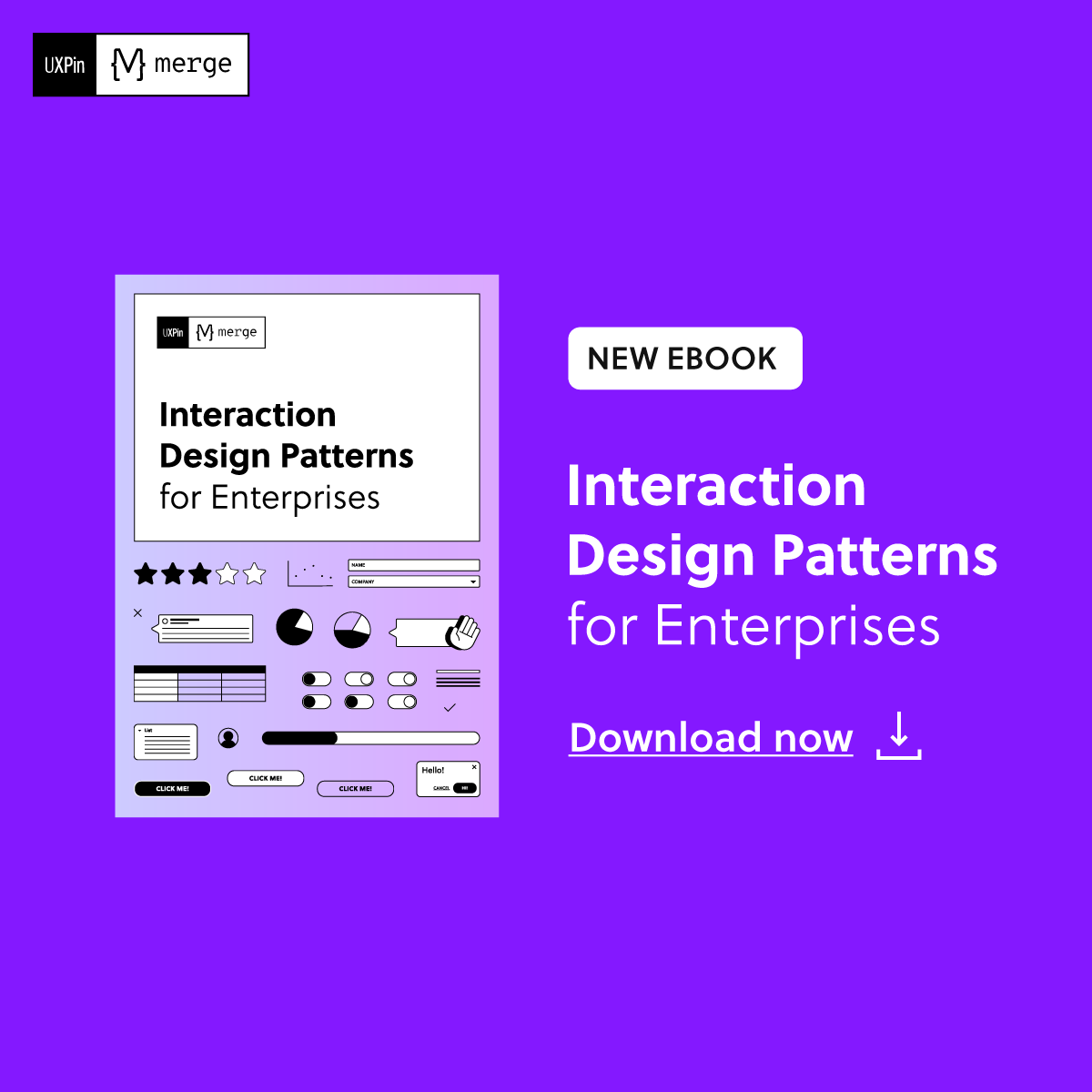 Get a free collection of Interaction Design Patterns and turn your static design into functional prototype super fast.

Download it here --&gt; uxpin.com/studio/ebooks/…