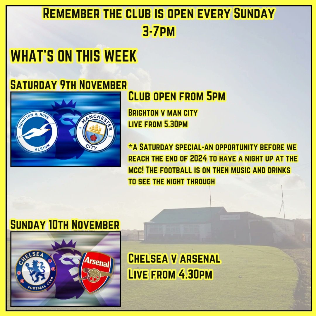 A double weekend outside of the cricket season.

Get on up and join us this weekend