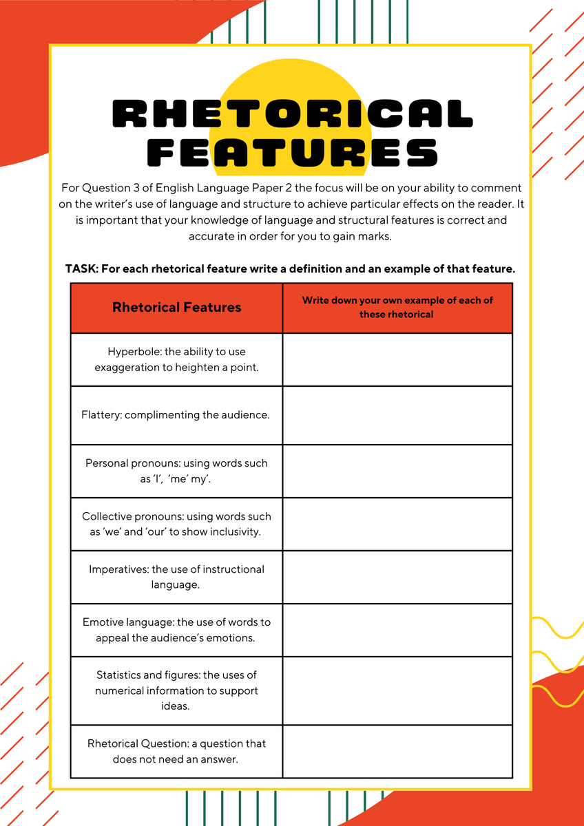 mrs_chudasama's tweet photo. In my next #EnglishLanguagePaper2 booklet, I've focused on creating a range of activities that #warmup students skills before tackling an #exam question.
👀#WatchThisSpace👀
#English #Exam #GCSE #NonFiction #LangP2 #edutwitter #SkillsFocused #WarmUp #AQA https://t.co/v8RLchFFas