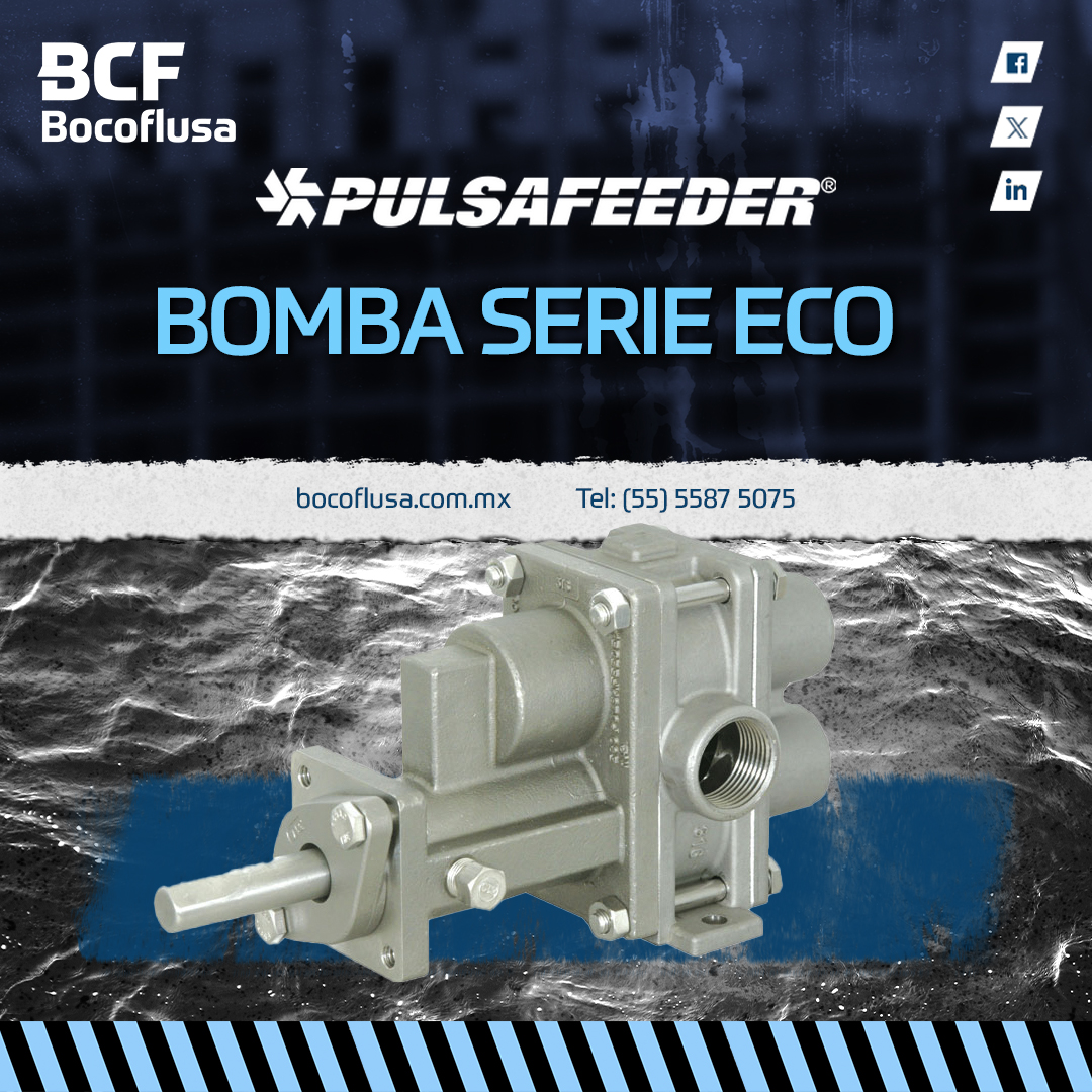 Bocoflusa_Mx's tweet image. Conoce la Bomba de engranes externos rectos Serie Eco. Desarrollada en distintos tipos de metales, aptos para el manejo de químicos que corroen a la mayoría de las bombas de engranes. #Pumps #EquiposDeBombeo #pulsafeeder
&amp;gt; bit.ly/3zTVsWR