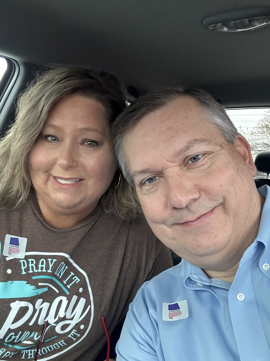 BaudiaHarris's tweet photo. We got our votes in! 
🇺🇸♥️🤍💙🗳️
#ElectionDay #Election2024 #GoVote #MakeYourVoiceHeard @TWH308 https://t.co/jRFb4PTcuw