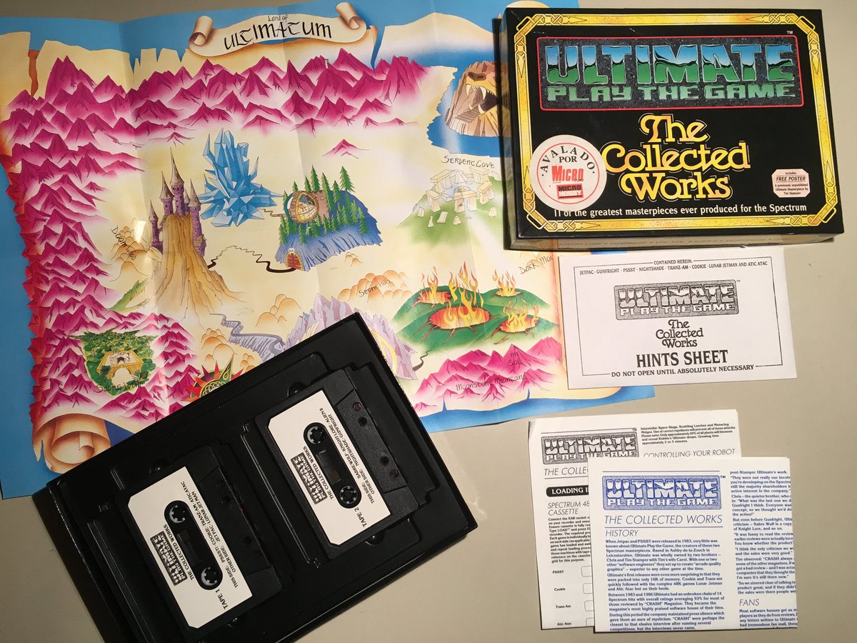 YedaiJamao's tweet image. Ultimate The Collected Works, con el mapa dibujado por @InTimsWorld