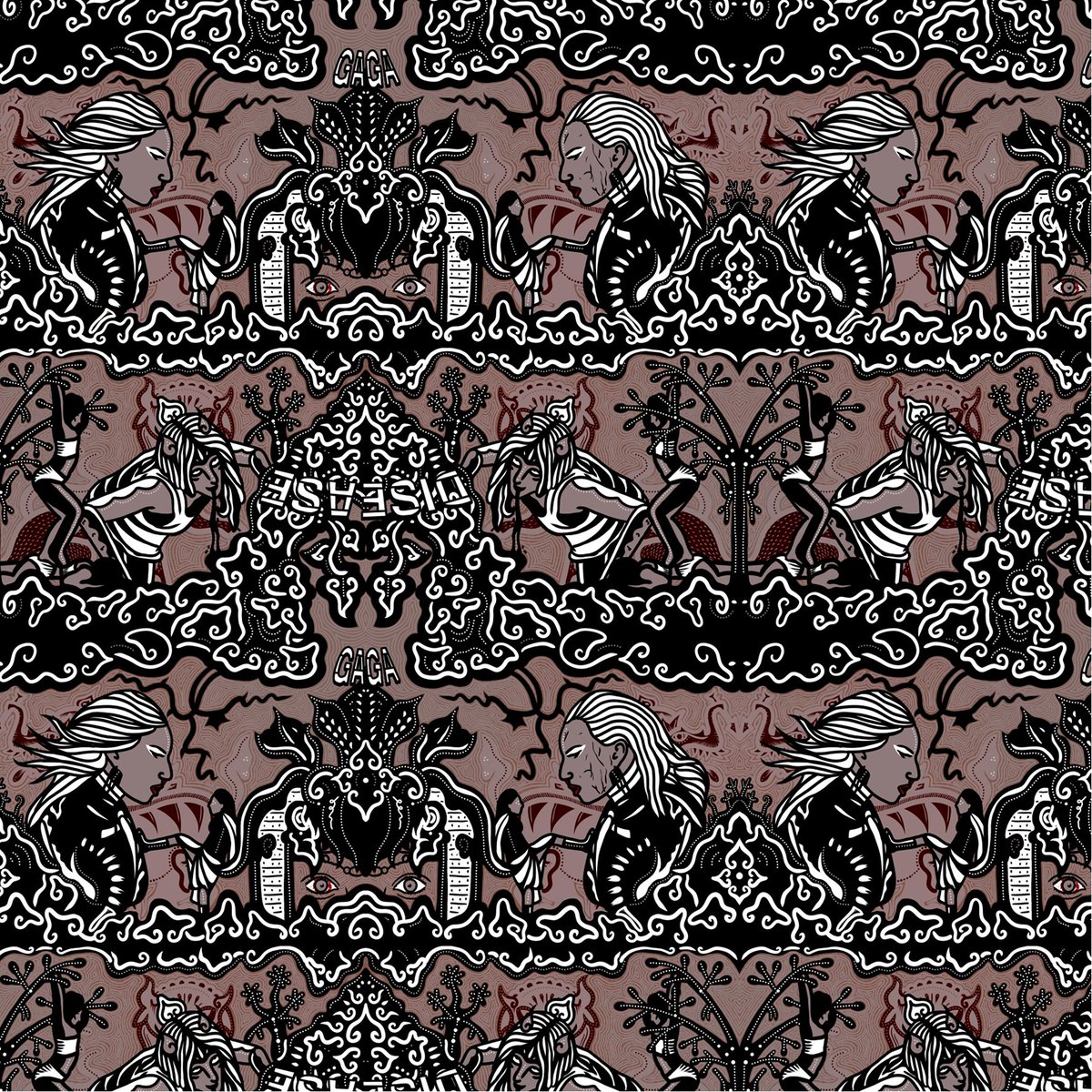 ariordidik's tweet photo. My illustration was inspired from MV Disease @ladygaga, I combine it with traditional batik motifs from the Cirebon region of Indonesia

See the detail on my IG acoustic "didikari.das"

#ladygaga #disease #illustration #design #batik #pattern #musicvideo #indonesia #mothermonster https://t.co/BJX30KhNR4