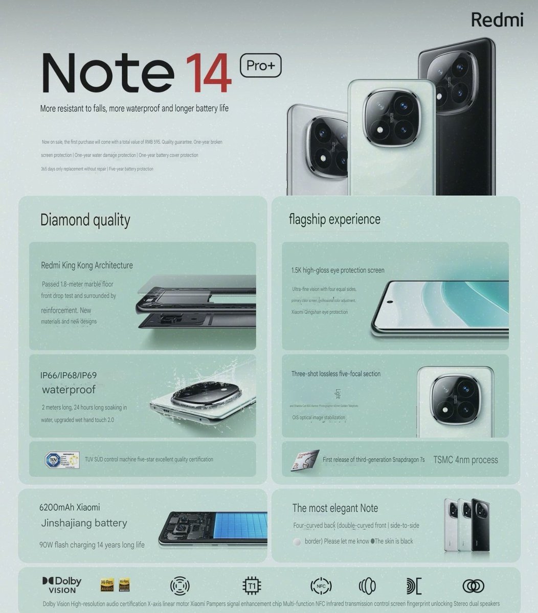 saaaanjjjuuu's tweet photo. Redmi Note 14 Series May launch on 26th December 👀

Guess the pricing in India! https://t.co/2lPgAiVQvM