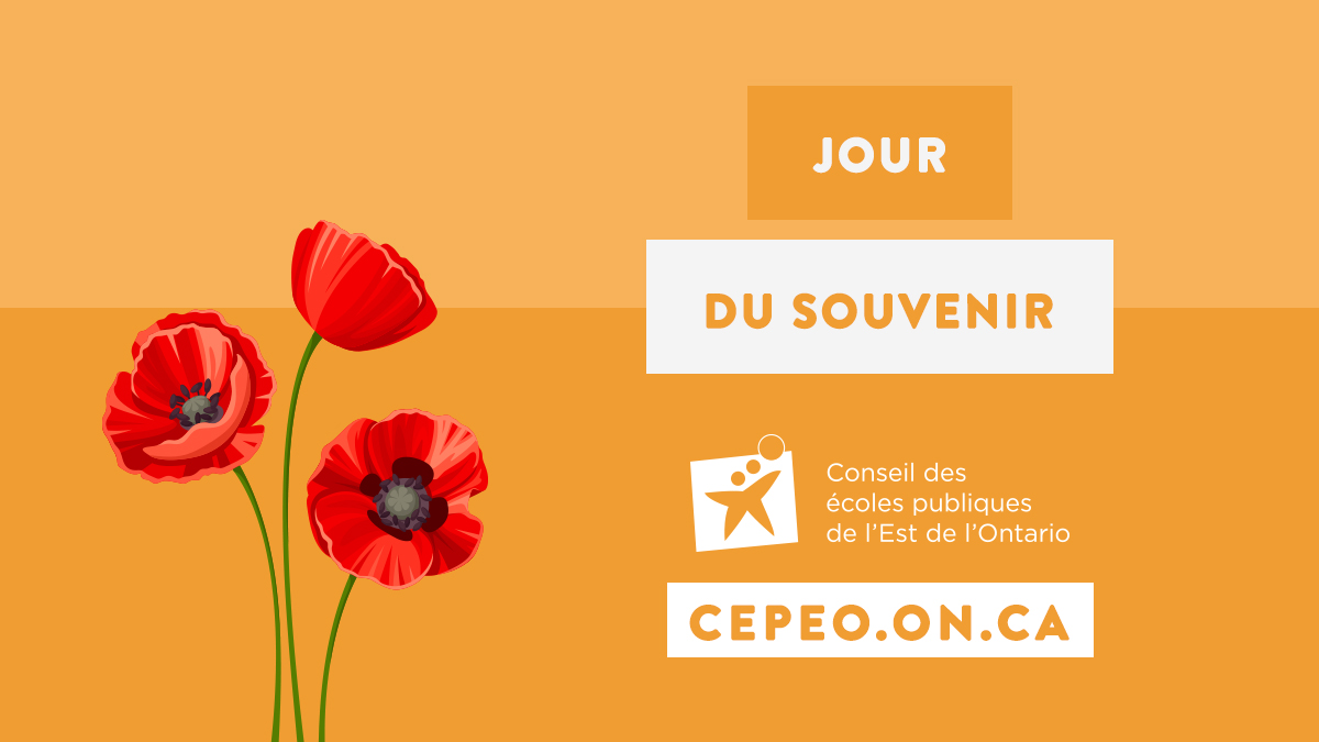 MonCepeo's tweet photo. En ce 11 novembre, le CEPEO se joint aux Canadiens pour souligner le #jourduSouvenir. 

Nous profitons de cette journée pour rendre hommage aux personnes qui ont servi et continuent de servir notre pays, en commémorant leur courage et leur engagement. ❤️ https://t.co/QgvWUBnTiq