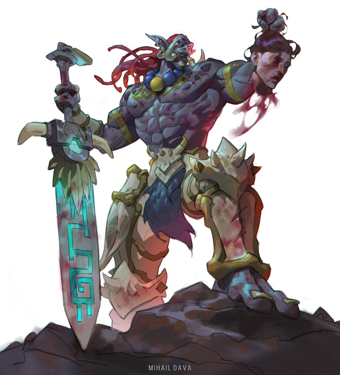 Jhekk, sketch comm
#warcraft #malefantasy #hotmalecharacter