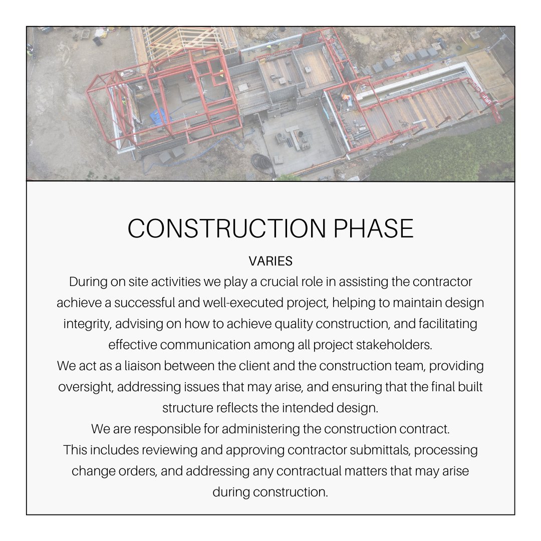 Residential Timeline |

- Concept Design Phase
- Planning + Detailed Design
- Technical Design Phase + Construction Documents
- Construction Phase

Let's work together | 

01943 604123 | info@hallidayclark.co.uk | hallidayclark.co.uk
#yorkshirearchitect #residential #newbuild