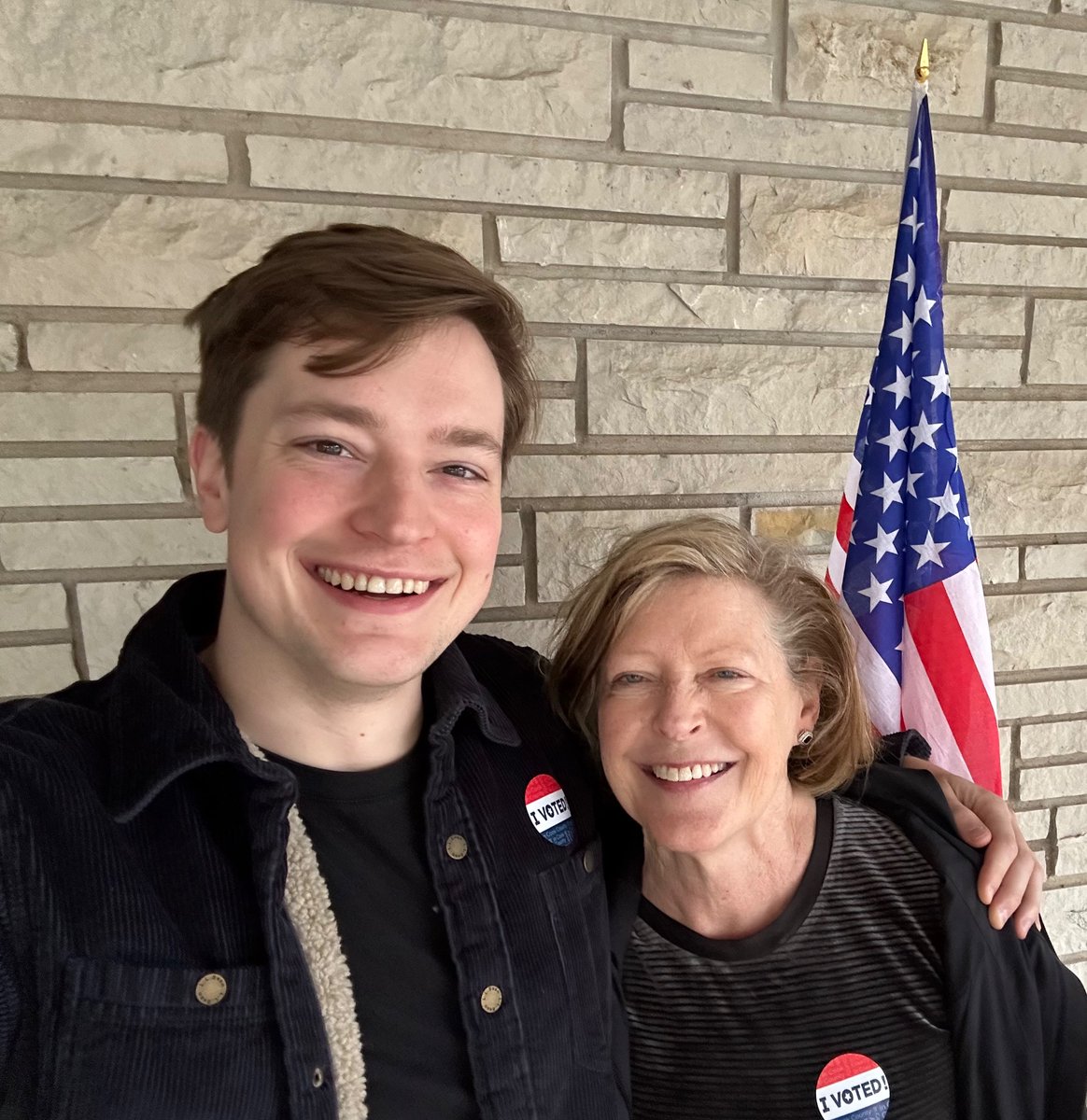 Democracy with Mom! 

P.s. Sorry about the line, she’s very particular about her judges 👩‍⚖️👨‍⚖️ ❌