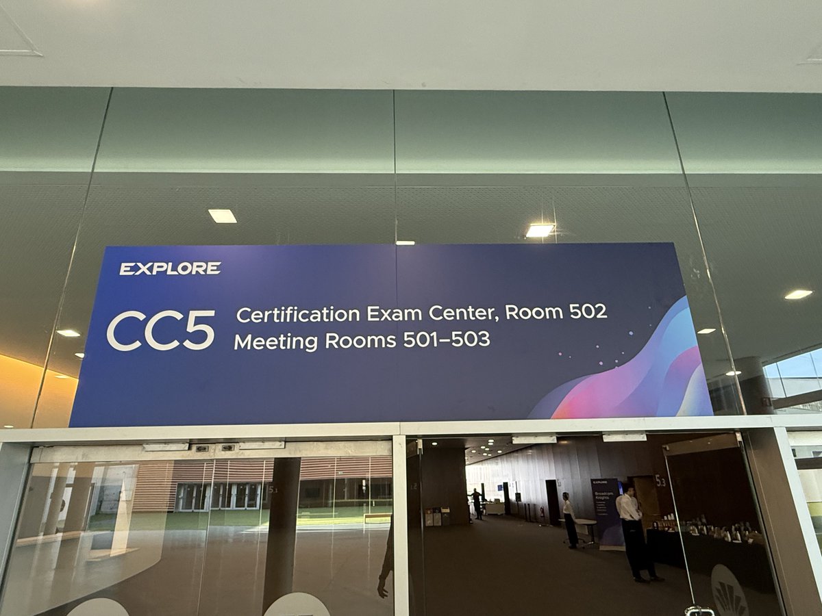 Take a visit to the Certification Center… The crew down there are friendly and supportive!
50% discounts on exams taken onsite!
The VCP and VCAP qualifications changed my life for the better… Highly recommend taking them!
#VMwareExplore