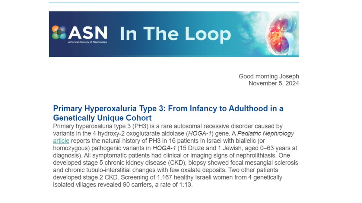 drjosflynn's tweet photo. Great to see @ASNKidney take notice of this recent interesting paper in @Ped_Neph ! https://t.co/0cvNYwQ7Or