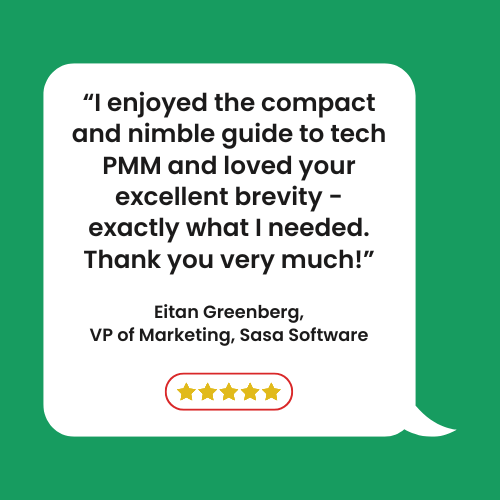 esmspice's tweet photo. Thank you Eitan Greenberg, VP of Marketing at
@Sasa_Software for your kind words of appreciation - being nimble &amp; enjoyable was the exact aim! 

Grab your own #TechPMMGuide English/Hebrew copy today > https://t.co/97eOkUACfl

#PMM #Startups #ProductMarketing #Entrepreneurs #GTM https://t.co/HWkepgvfBo