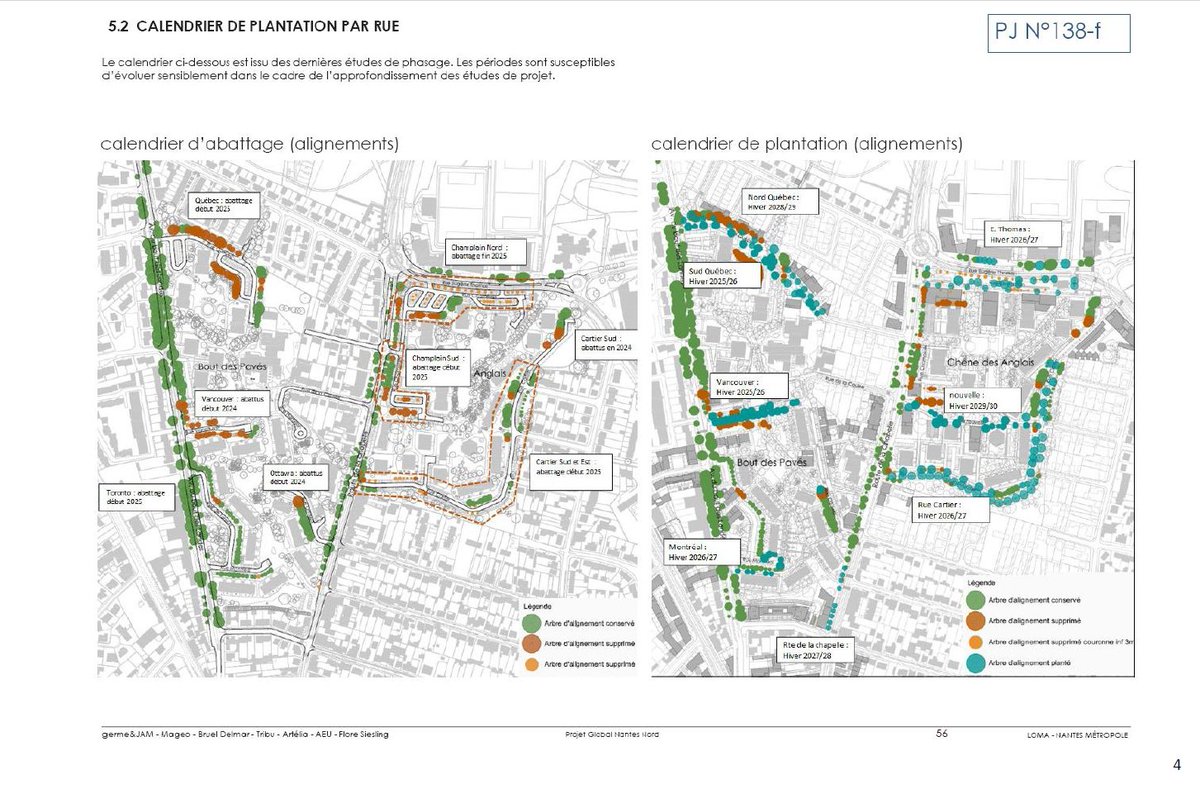 OBBC15's tweet photo. Ds le cadre du réaménagement de la ZAC #Nantes  Nord,149 arbres sont menacés alors que la ville de Nantes propose une bifurcation écologique! Ce projet doit être revu,les arbres ne doivent plus servir de variable d'ajustement ds la conception des projets. Cf. notre contribution. https://t.co/kv9iOaJy3G