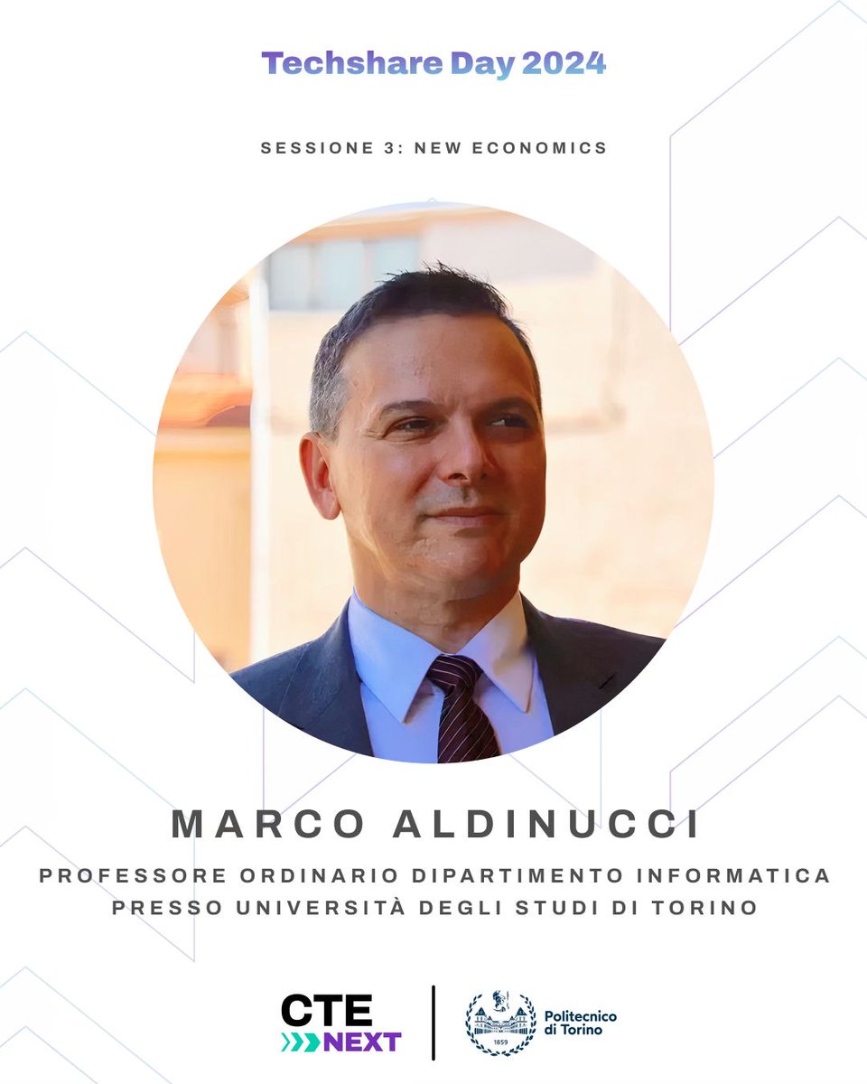 TorinoCityLab's tweet image. 🌟Road to #TechShareDay🌟

Nella 3° sessione dell&apos;evento di #CTENext e @PoliTOnews:

🟣Claudio Schifanella
🟣 Marco Aldinucci

Professori di @unito per parlarci di due progetti che impattano sull&apos;economia e la società. 

Scopri di più! lnkd.in/dX6ueGEf

#TCLecosistema