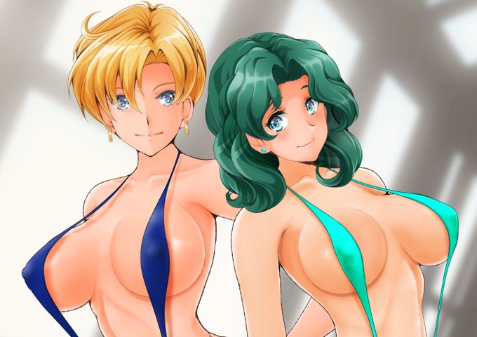 今日は差分!
はるかさんみちるさんスリングショット水着なのぜ。 