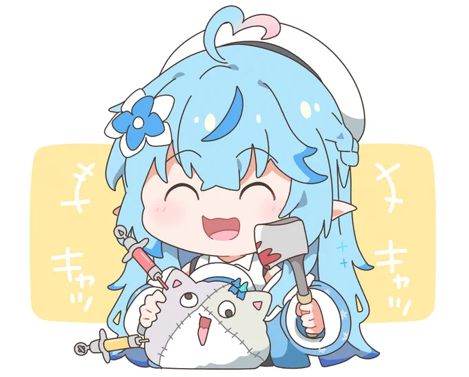 #らみらいぶ #LamyArt華麗なメス捌きを披露するラミィちゃん 