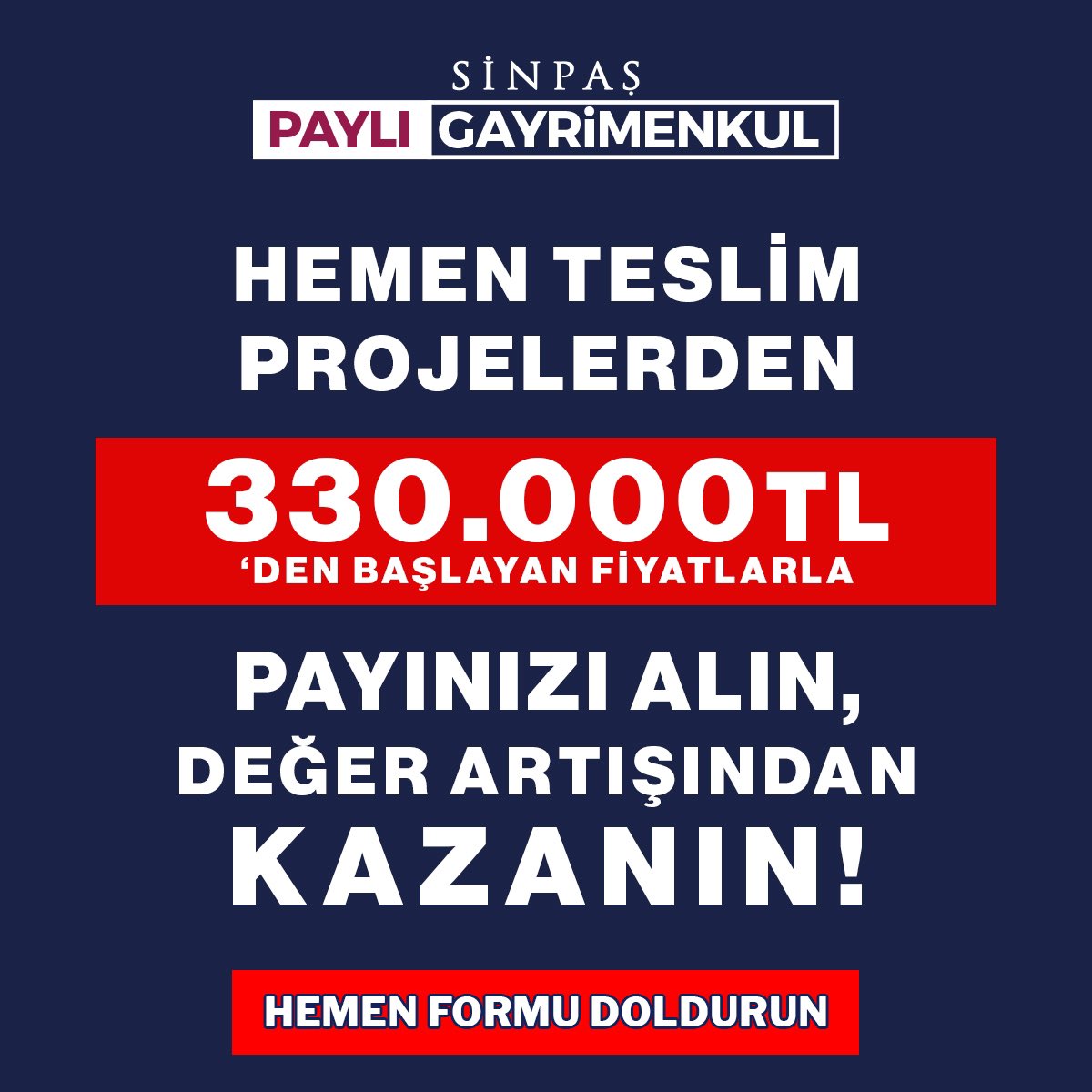 Sinpaş GYO tweet media