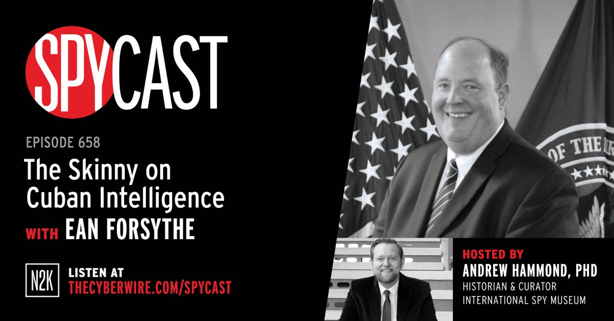 🔍 Go inside Cuban intelligence with counterintelligence expert Ean Forsythe on this week's #SpyCast.

From the Ana Montes case to Cold War operations, discover the untold stories of Cuba's spy services.

Listen now ➡️ bit.ly/4fdn5tB