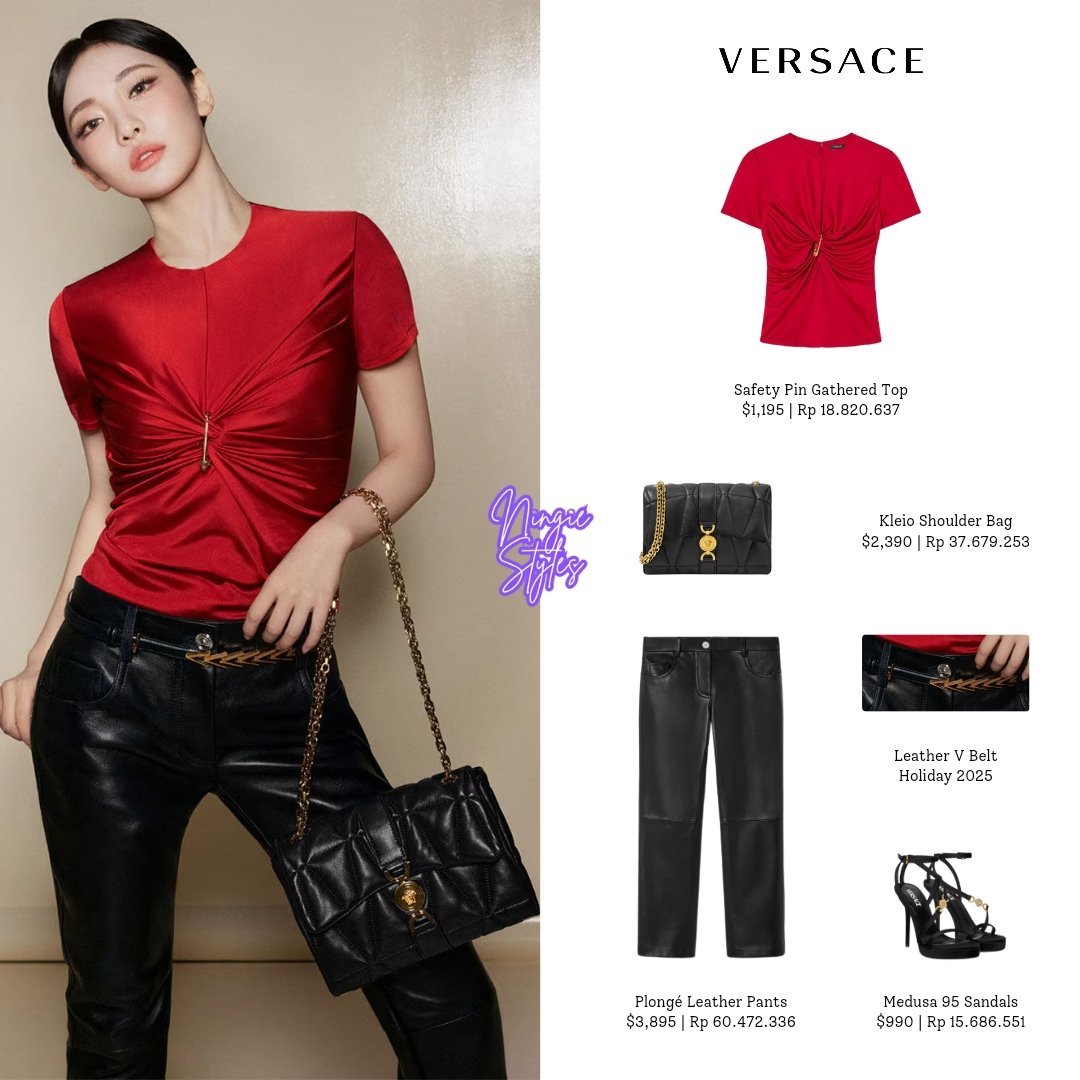 ningiestyles's tweet photo. 241105 NINGNING for Versace Holiday 2025 Campaign

#ningning #닝닝 #aespa #宁艺卓 #ningningstyle #ningiestyle #ningningfashion #에스파닝닝 #닝닝패션 #versace #versacekleio #versaceholiday https://t.co/jrO0BTFn0G