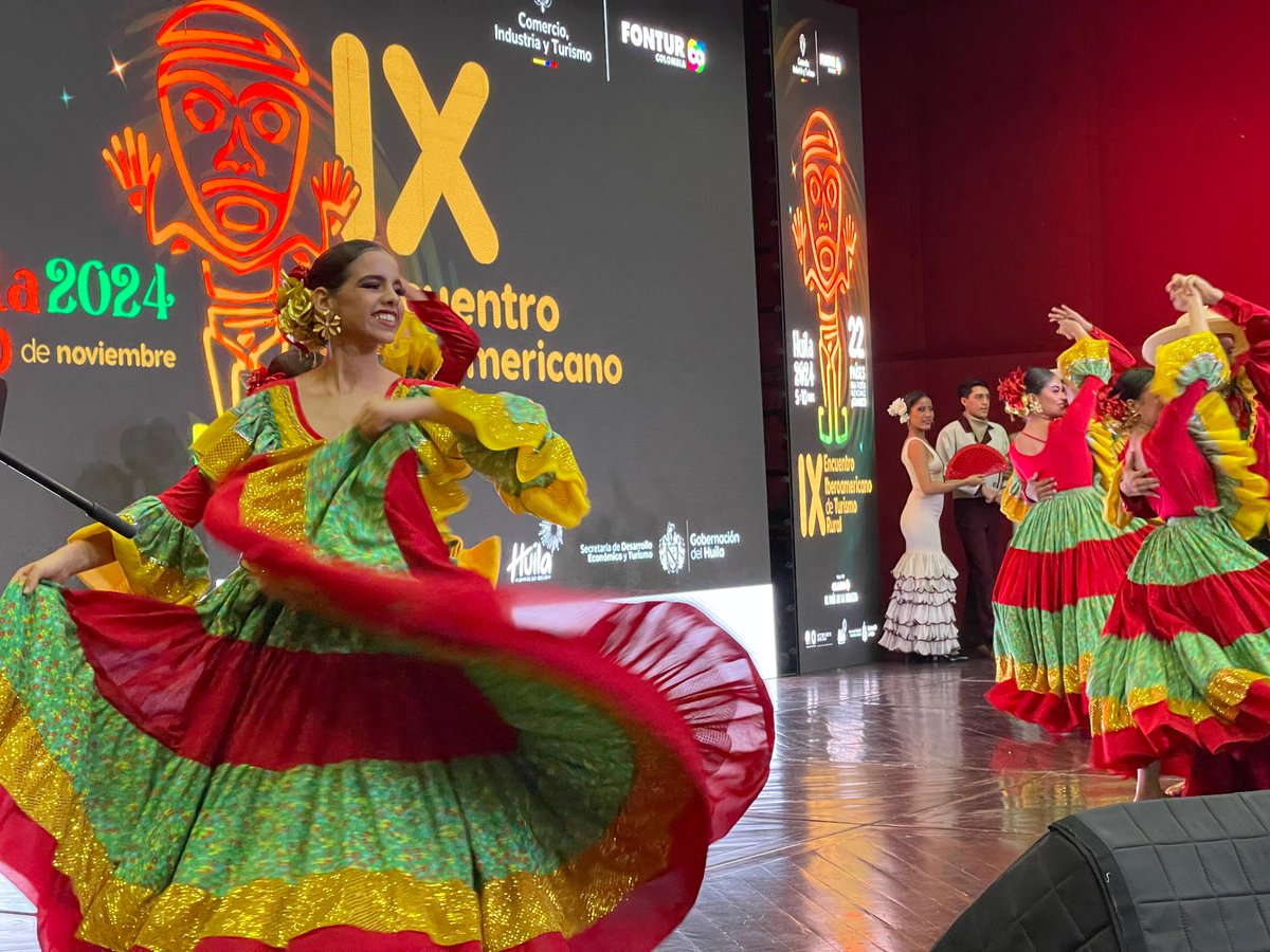 El #Huila nos da la bienvenida con el IX Encuentro Iberoamericano de Turismo Rural, evento que reúne a delegados de 22 países y representantes de Colombia 🇨🇴 y la región, quienes se reúnen para fortalecer este importante sector para la economía del departamento y el centro del