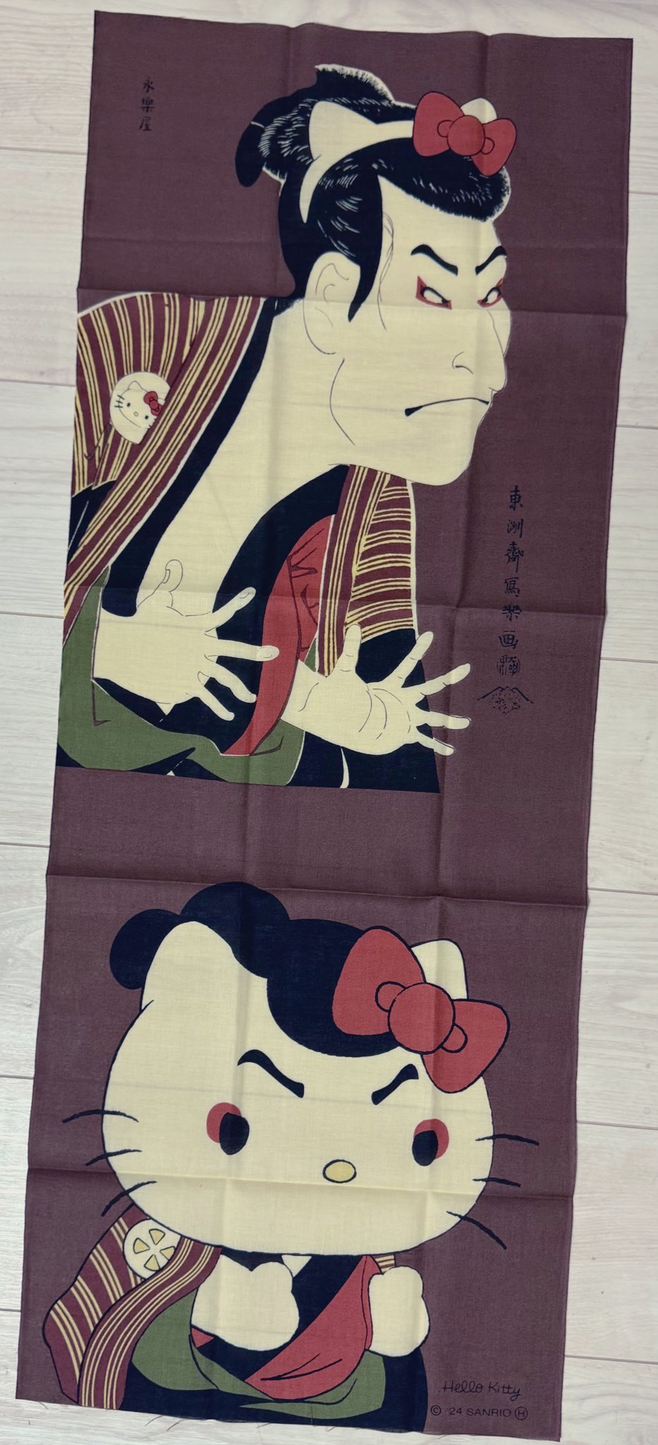 ハローキティ展　歌舞伎　缶バッジ ハローキティ ハート型缶バッジ（キティ）（TS0650192）｜ハロー