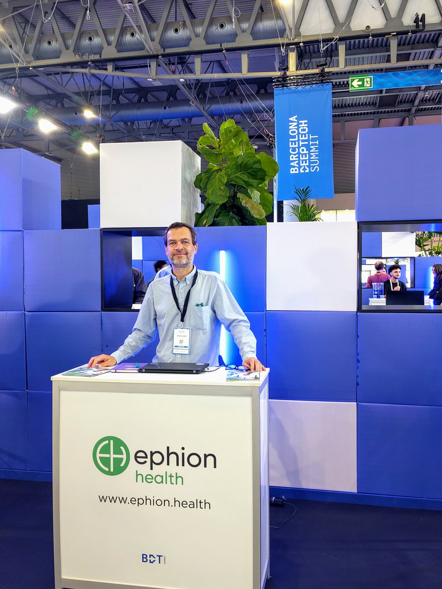 Glad to be here once again. Come to visit us at #barcelonadeeptechsummit.