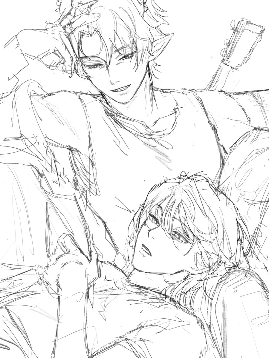 weee_1111's tweet photo. （消失太久感到慚愧的進貢草圖之舞） https://t.co/h7IH6QQSEX