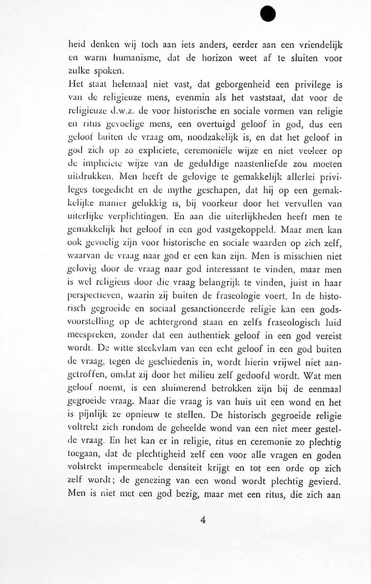 CornVerhoeven's tweet photo. "Historically grown religion takes place around the healed wound of a question that is no longer asked."
Surrounding the void, 1965 https://t.co/LyzF3HLedR