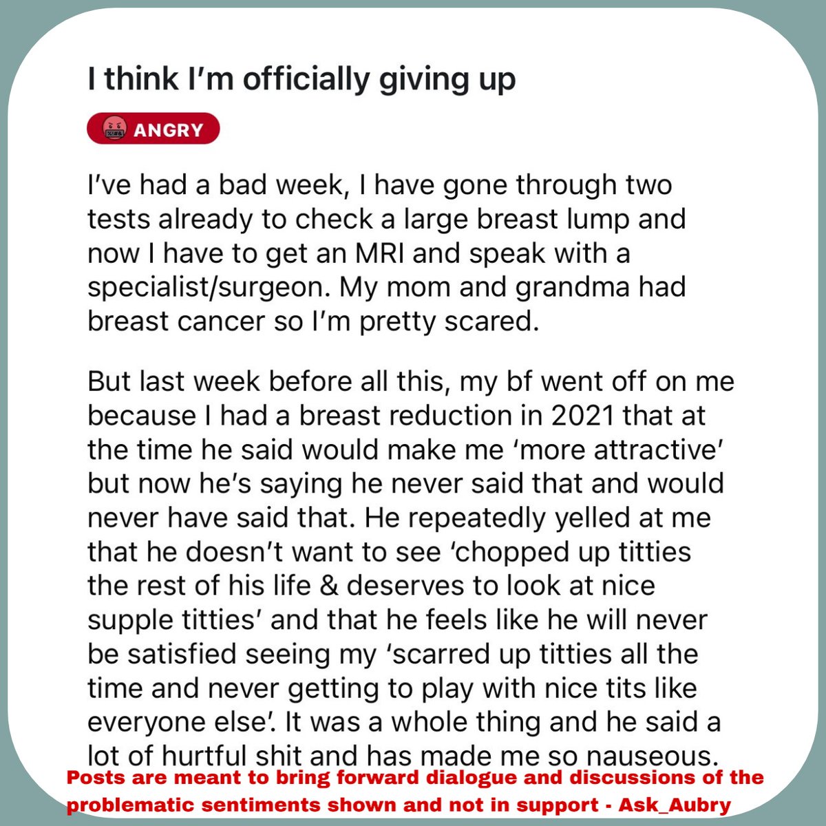 AskAubry 🦋 🐆🦝 tweet media