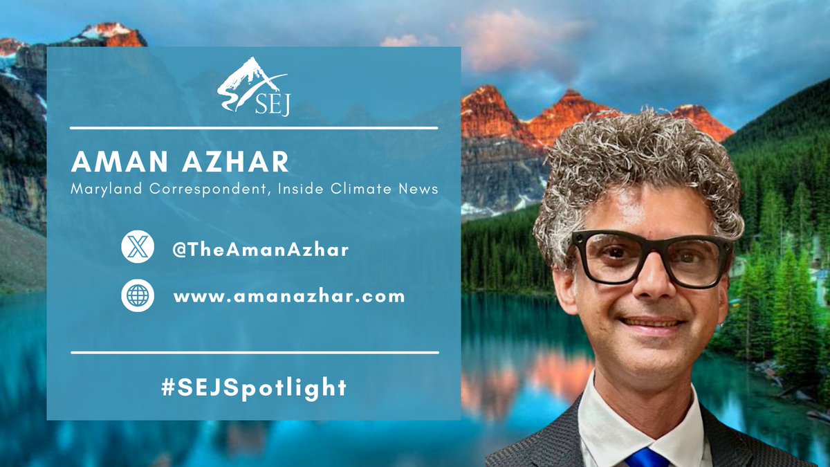 Society of Environmental Journalists (SEJ) (@sejorg) on Twitter photo #SEJSpotlight: Meet SEJ member @theAmanAzhar, a D.C.-based journalist covering climate and environmental issues for @InsideClimate, with focus on the mid-Atlantic region. Follow along this Friday as he takes over <a href="/sejorg/">Society of Environmental Journalists (SEJ)</a>! More on Aman and his work: sej.org/sejspotlight-a… #SEJSpotlight: Meet SEJ member @theAmanAzhar, a D.C.-based journalist covering climate and environmental issues for @InsideClimate, with focus on the mid-Atlantic region. Follow along this Friday as he takes over <a href="/sejorg/">Society of Environmental Journalists (SEJ)</a>! More on Aman and his work: sej.org/sejspotlight-a…