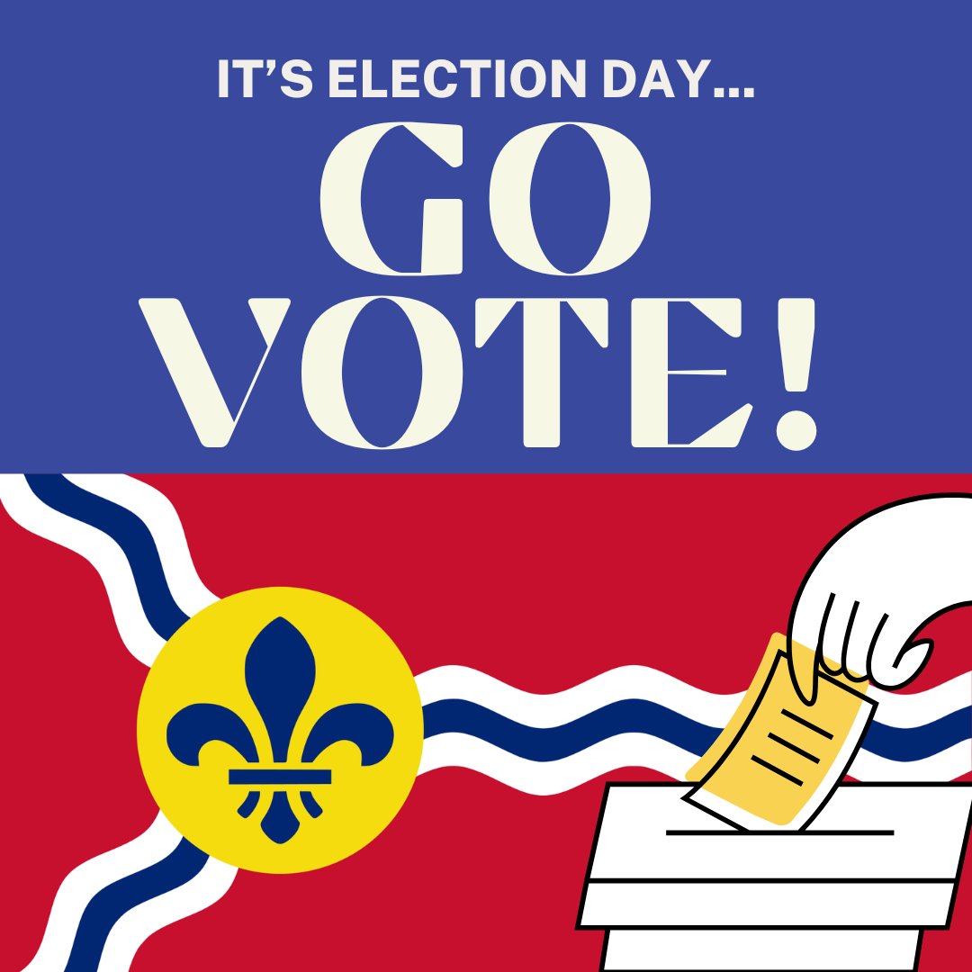 It's Election Day, St. Louis! Get out there and make your voice heard. Your vote matters! ✨

Check out the wait times at polling stations around St. Louis City here: bit.ly/48oivGh