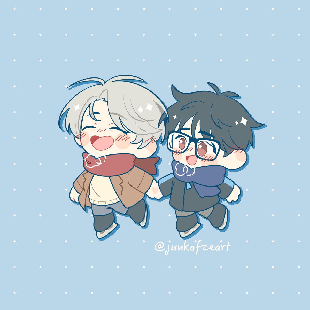 junkofzeart's tweet photo. ⛸️❄️ #YuriOnIce https://t.co/u5QDWH9rNk